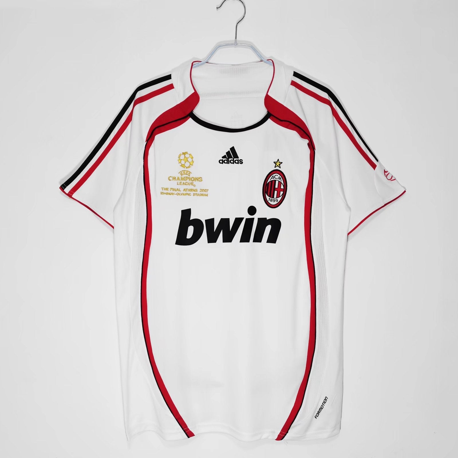 AC Milan 2007 Retro Jersey Champions League Final Winner JerseyFever