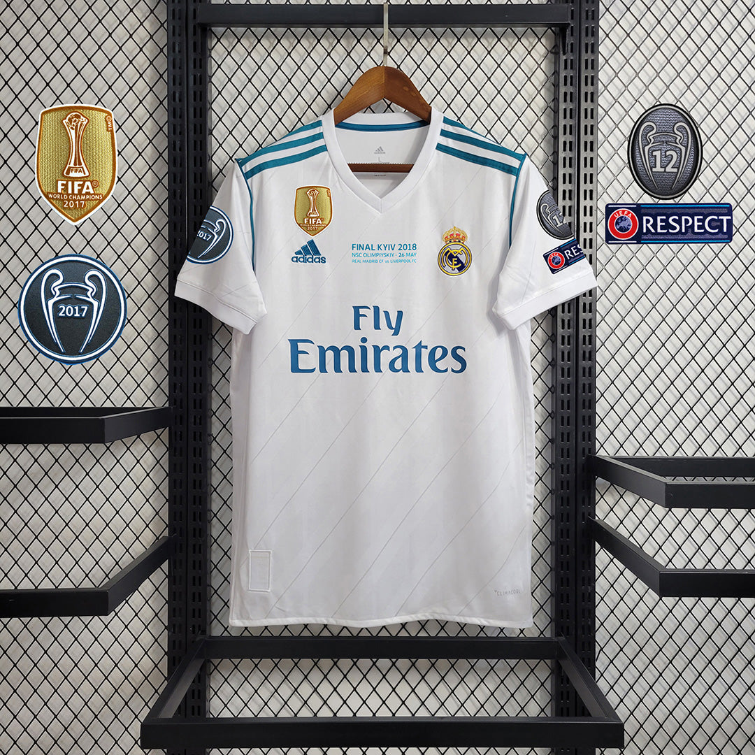 2017/2018 Retro Real Madrid Home Jersey