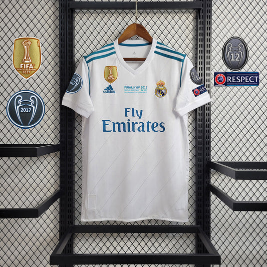 2017/2018 Retro Real Madrid Home Jersey