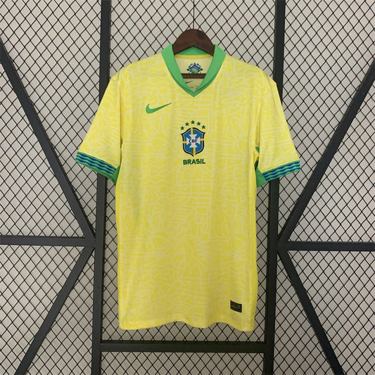 2024 Brazil National Team Home Football Shirt - JerseyFever