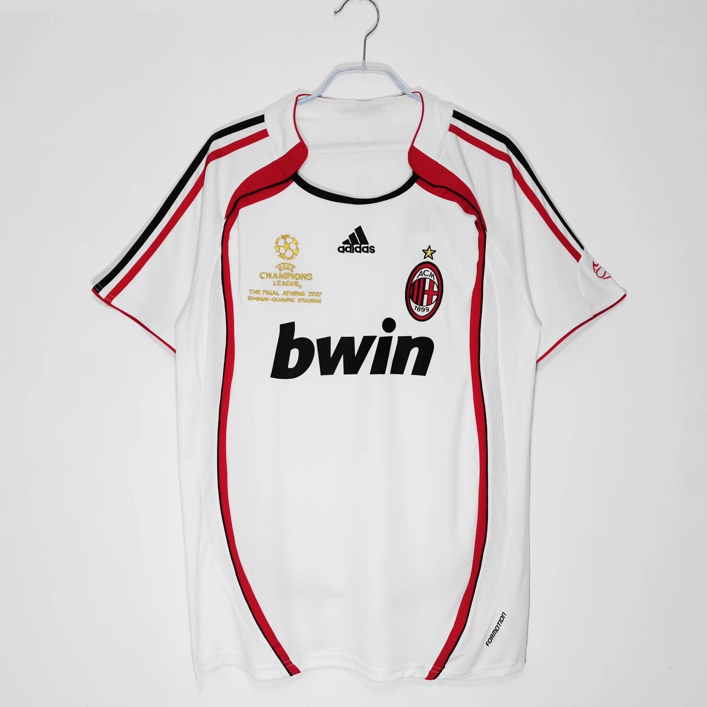 AC Milan 2007 Retro Jersey - Champions League Final Winner - JerseyFever